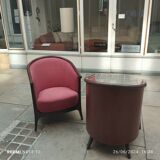 Baumann armchairs stamped