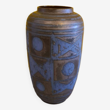 Vase de lave grasse d'Ankara en céramique ouest-allemande Carstens Tönnieshof, années 1960