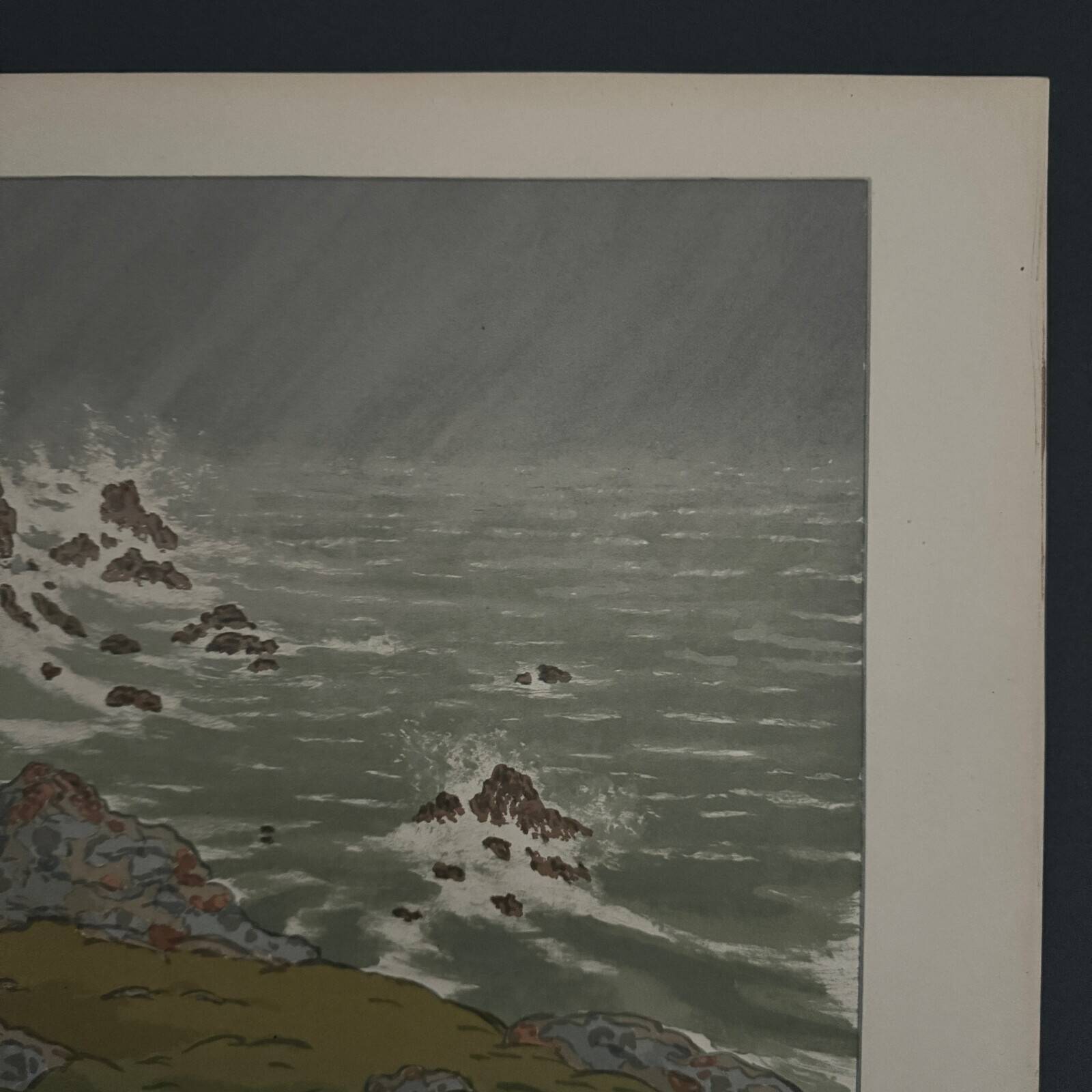 Lithograph by Henri Rivière The Magic of the Hours - The Storm