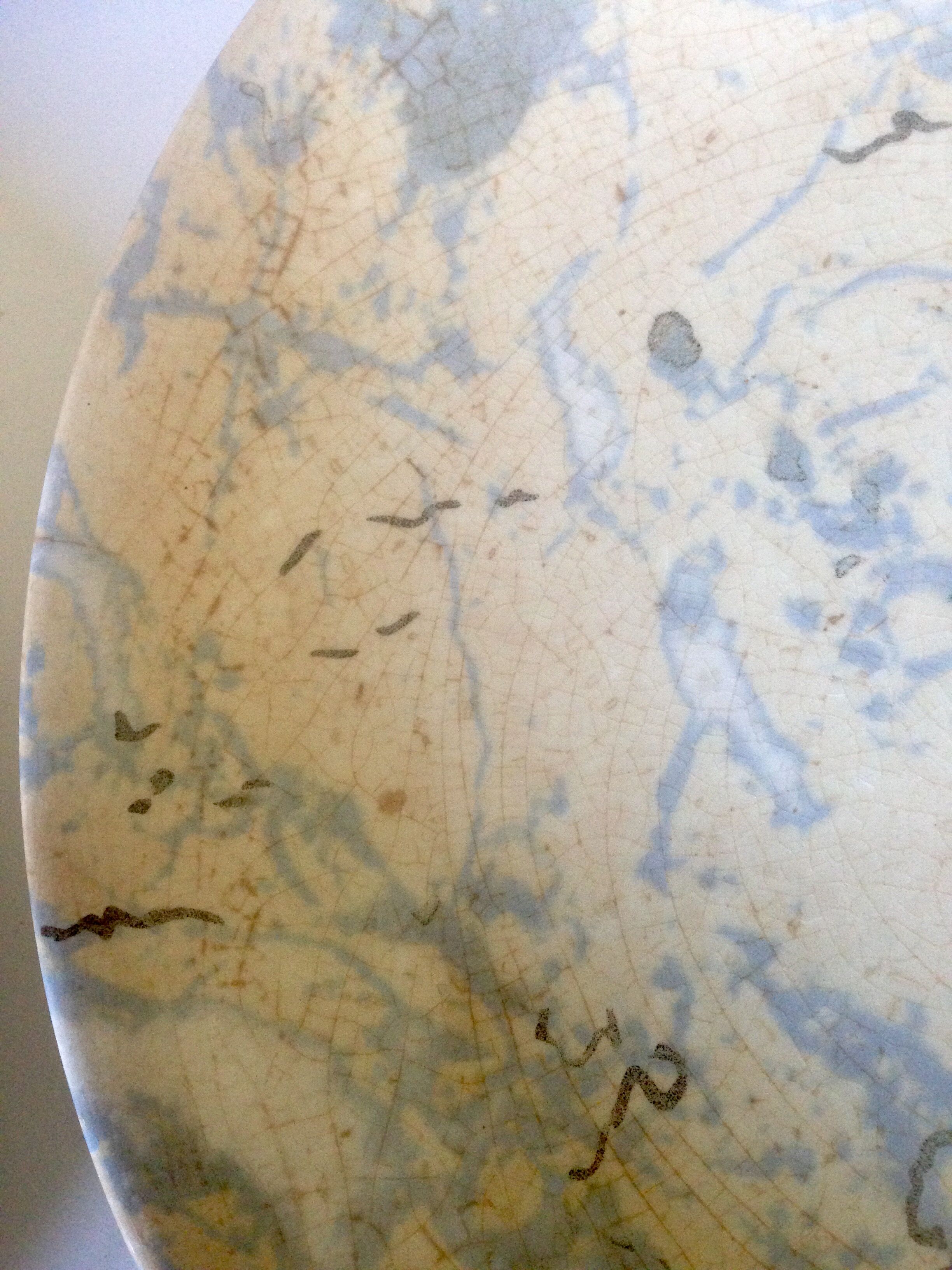 Longchamp marble decoration plates