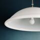 Large swirling Italian Murano glass pendant lamp, 1980s.