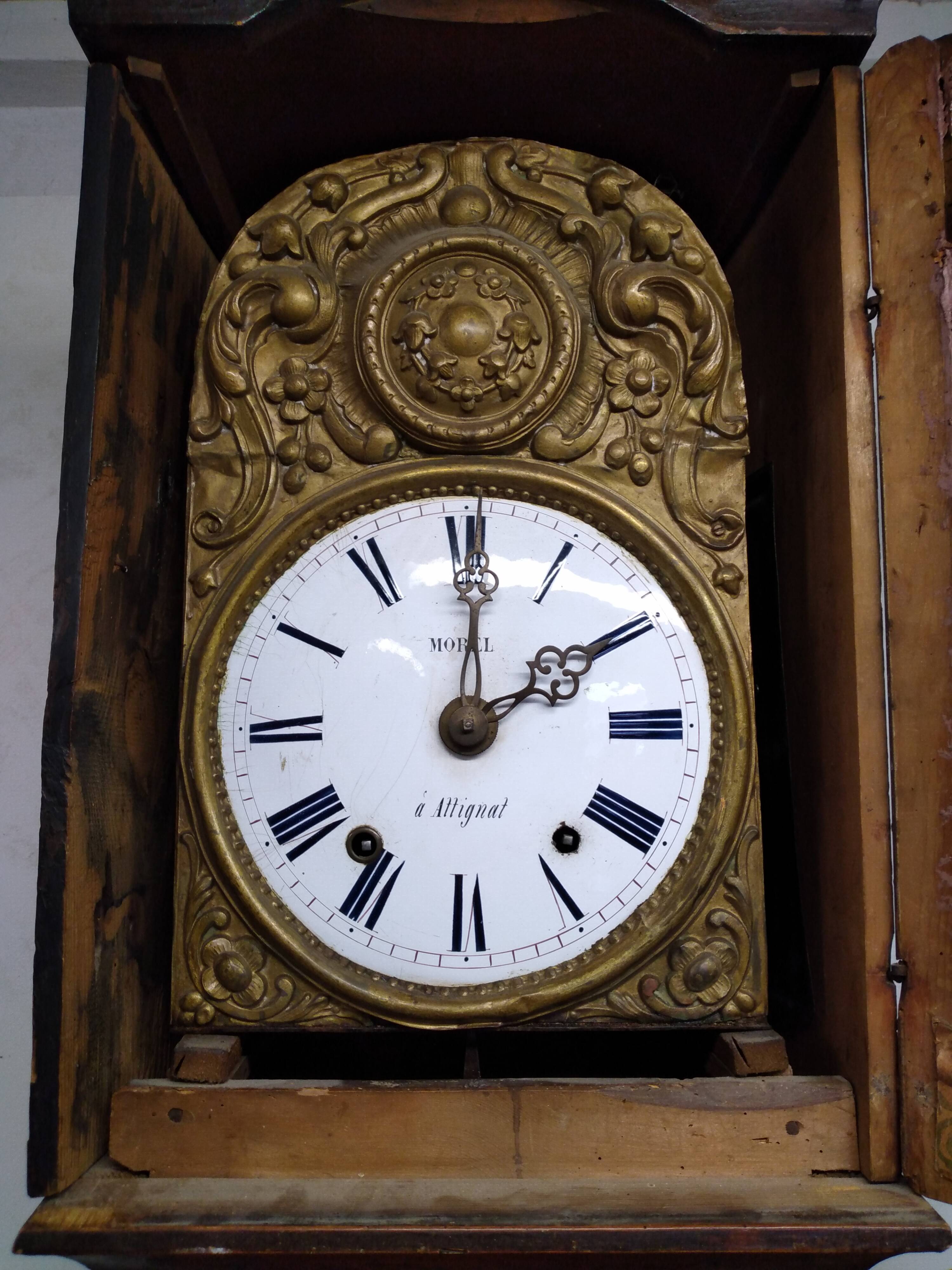 Ancient Comtoise clock