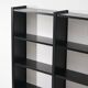 Black metal bookcase, 1970s