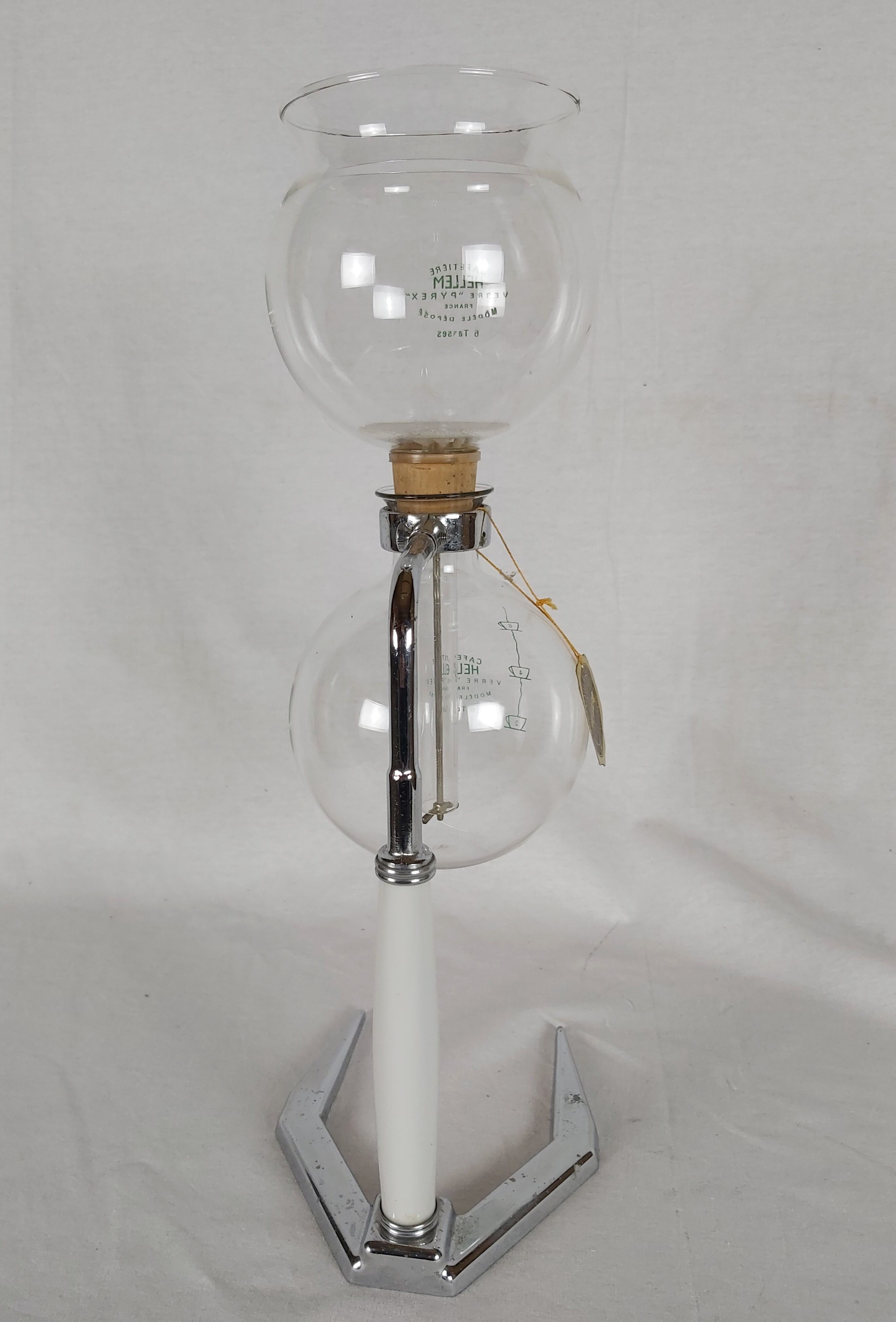 French Hellem 6 cup coffee maker, from 1930