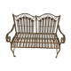 Banc fer forgé
