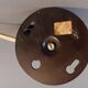 Lita 1950 wall lamp in vintage brown metal.