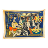 Tapestry "The Net Mender" by Robert Debiève.