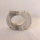 Travertine candle holder