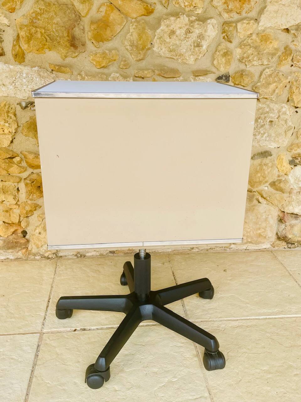 Cazzaro swivel medical storage cabinet with drawers, 1970s/1980s