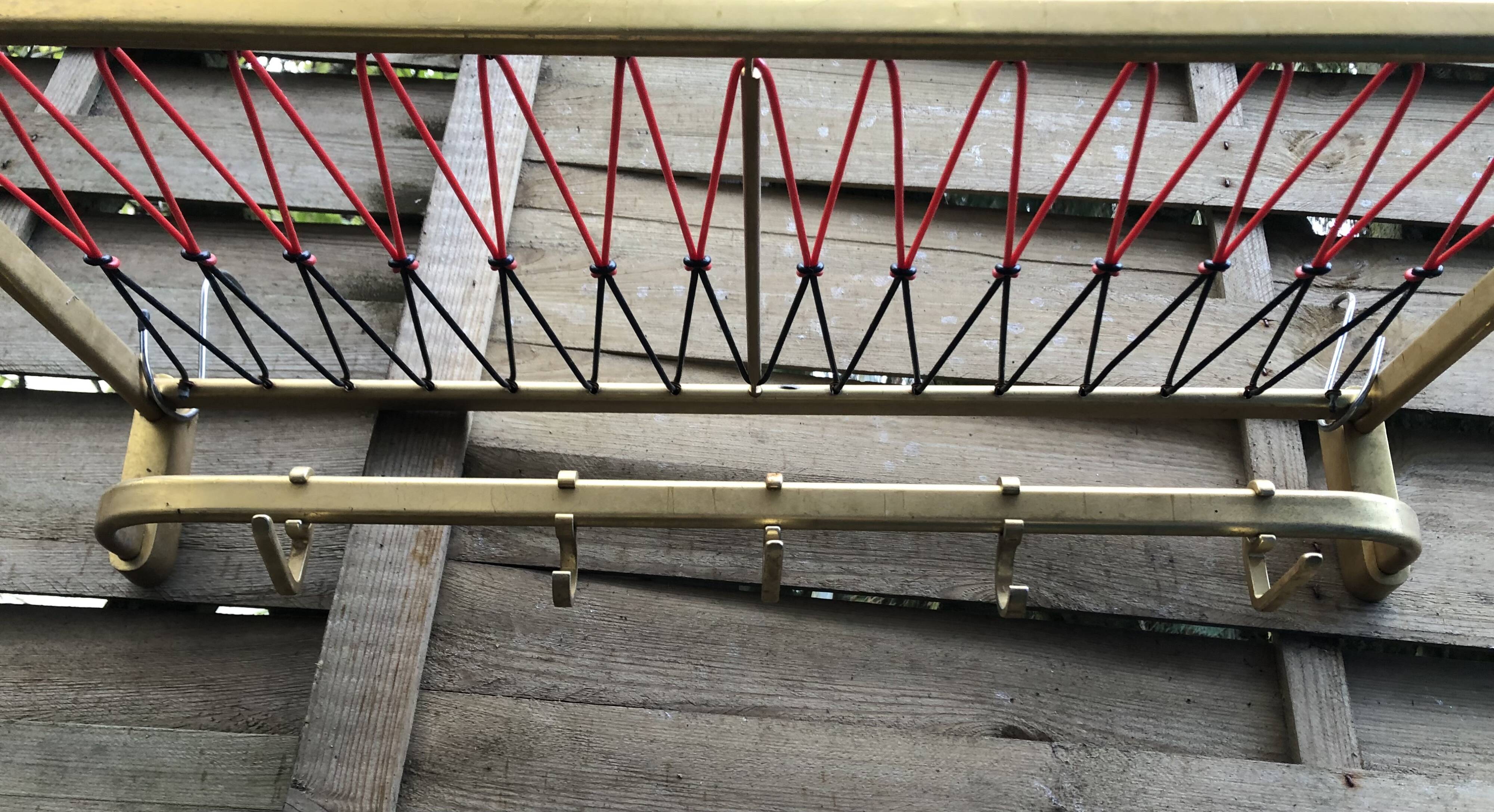 Wall coat rack sncf scoubidou 60s vintage