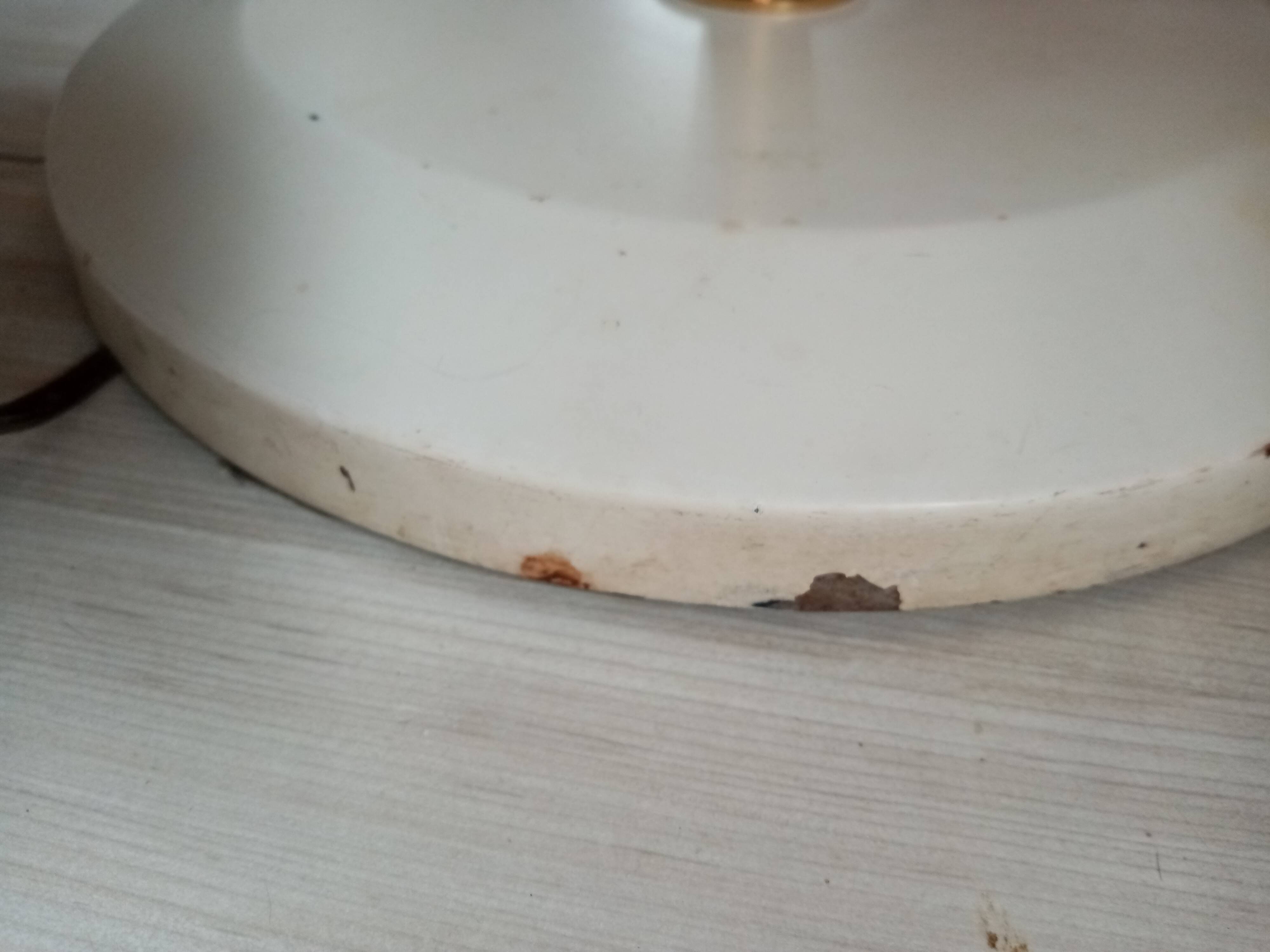 Vintage floor lamp with two-tone opaline balls