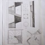 18 carpentry boards " Roubo "