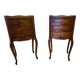 Paire de tables de chevet anciennes