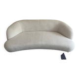 Canapé bouclette craie ampm