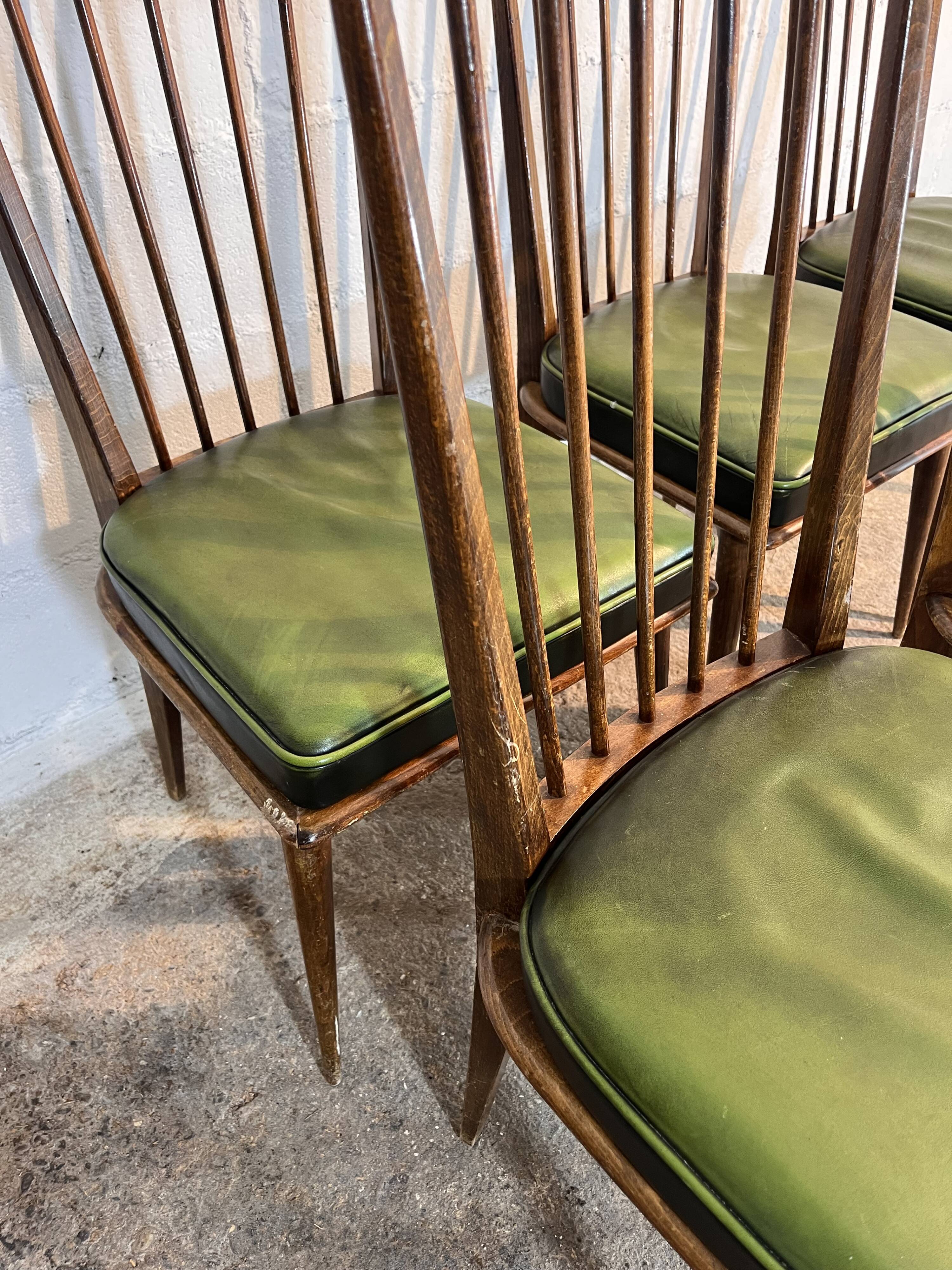 Dining room chairs, Charles Ramos 1950s