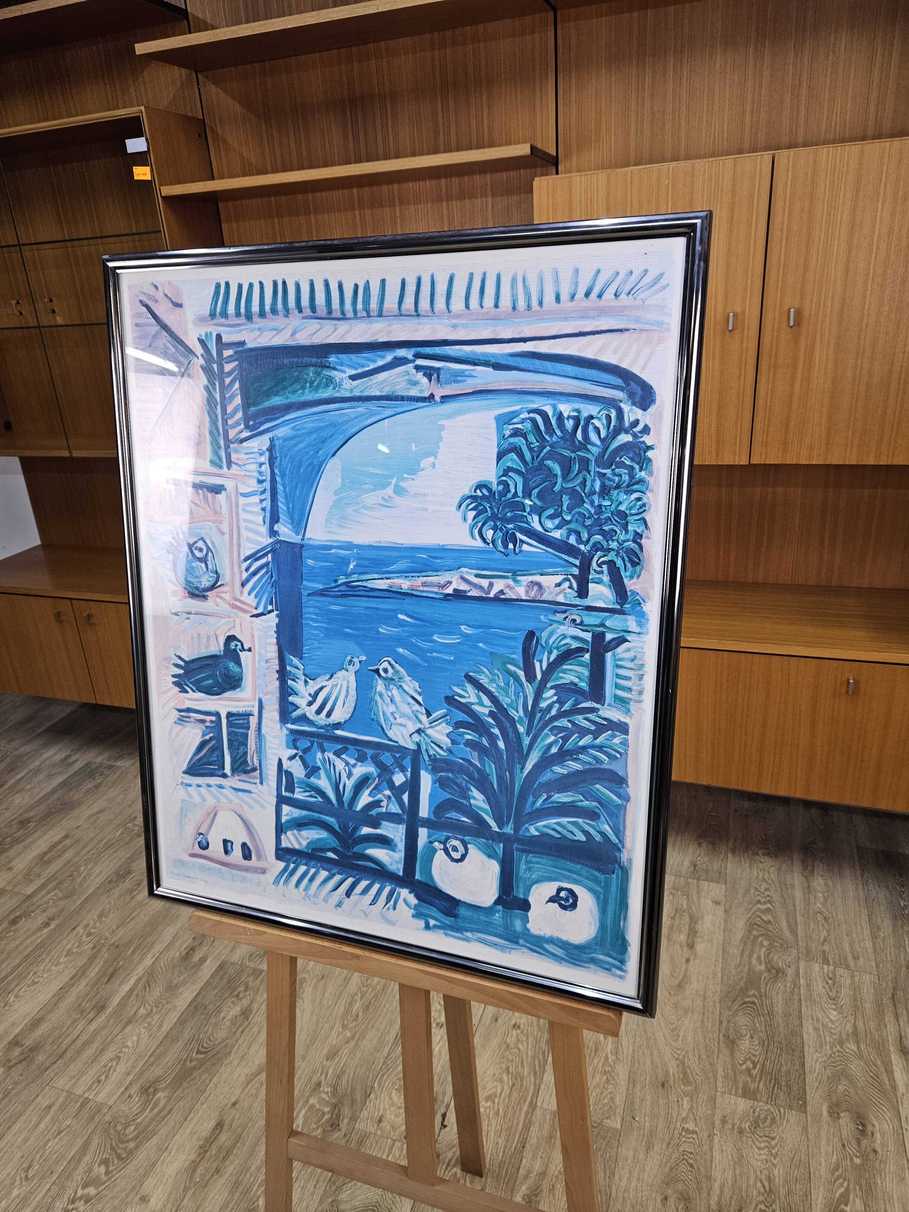 Henri Deschamps Lita. / Colored lithograph / Côte d'Azur