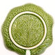 Green slurry plate like Portuguese cabbage leaf
