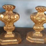 An antique pair of Louis XIV style paddle holders.