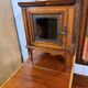 Console d'entrée/coiffeuse vintage édouardienne incrustée – 1900-1910