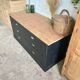Old trade furniture with black patina
