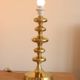 Single Swedish Brass Bobbin Table lamp