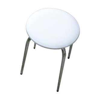 Tabouret de cuisine blanc