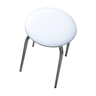 White kitchen stool
