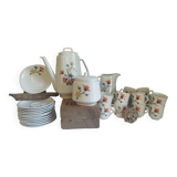 French floral porcelain coffee service