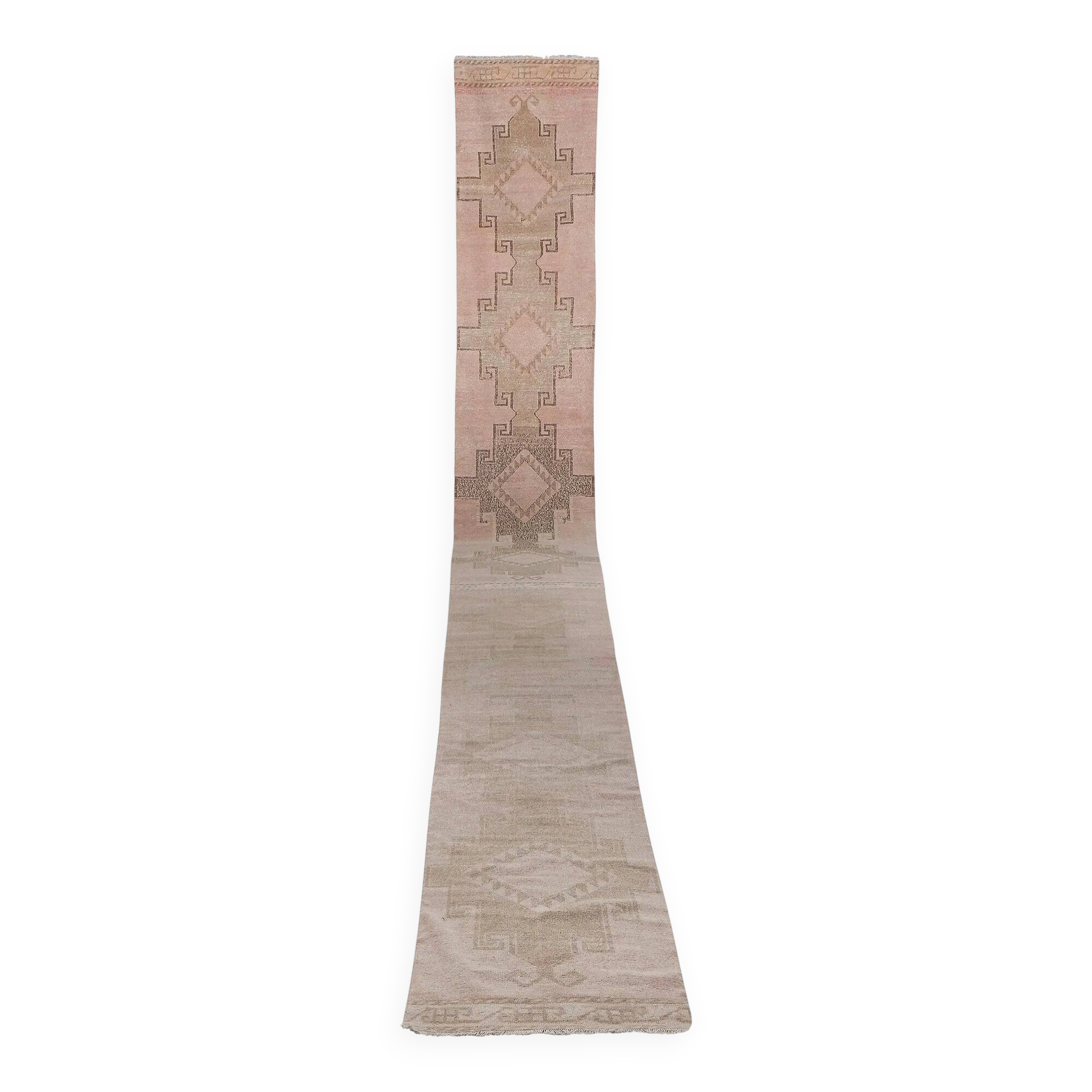 Tapis de couloir turc vintage