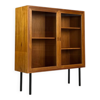 Danish teak display cabinet highboard Kristiansen vintage 60s