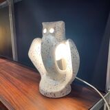 Ceramic owl lamp 1980