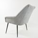 Grey square shell chair