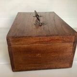 Old wooden box with handle