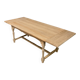 Table de ferme en chêne massif avec rallonges