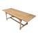 Table de ferme en chêne massif avec rallonges