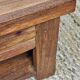 Pair of handcrafted walnut bedside tables from the 20th century.