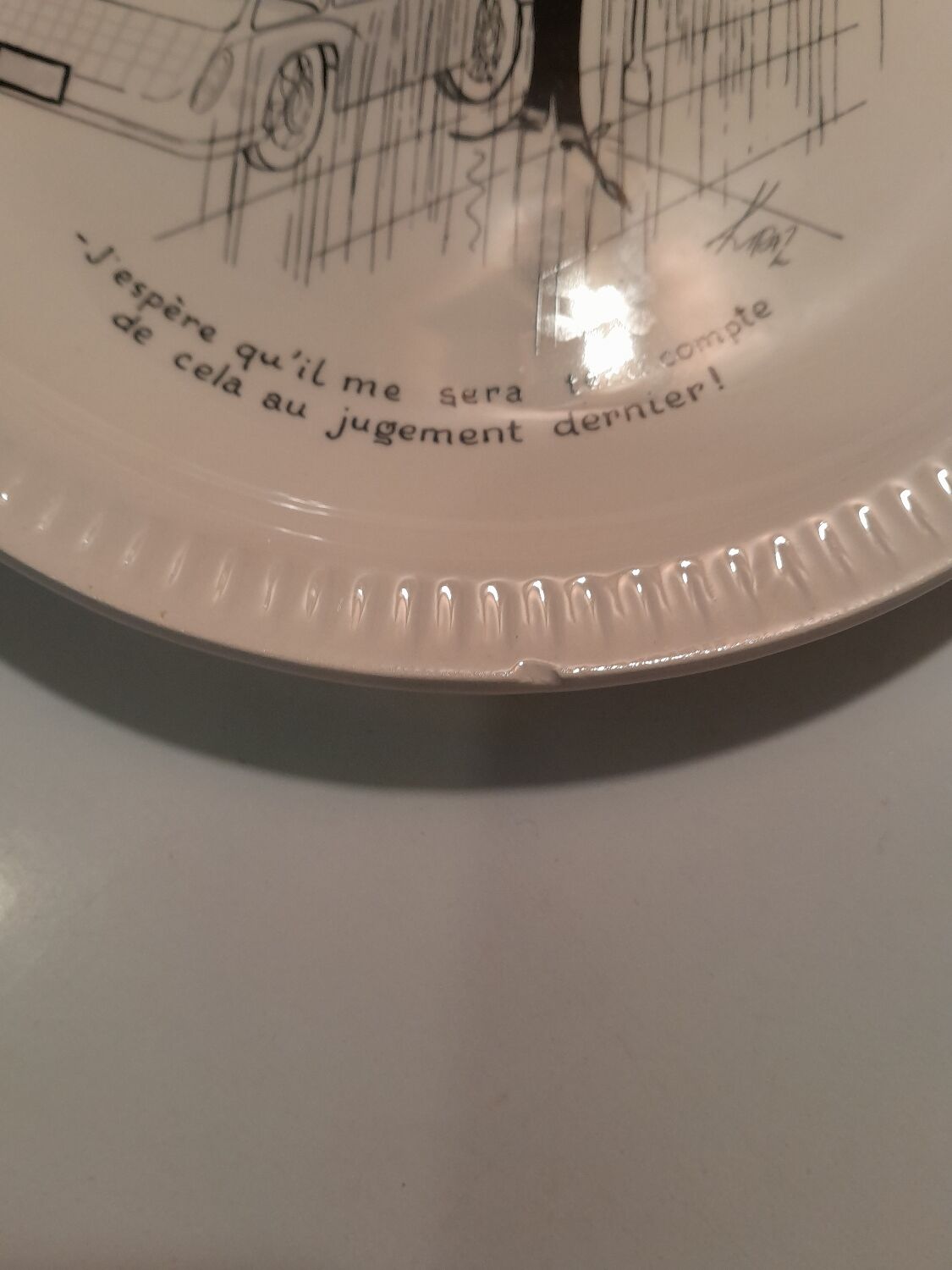 6 dessert plates " Les Parisiennes de Kiraz "