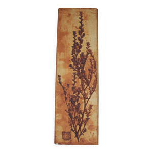 Vase céramique signé