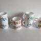 Set of 8 cups at cafe arcopal – france