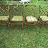 4 rattan chairs