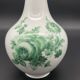 Large vase Royal Porcelain Bavaria with green flowers, 1960s.
