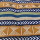 Handmade multi-colored kilim rug in pure wool 105x55 cm