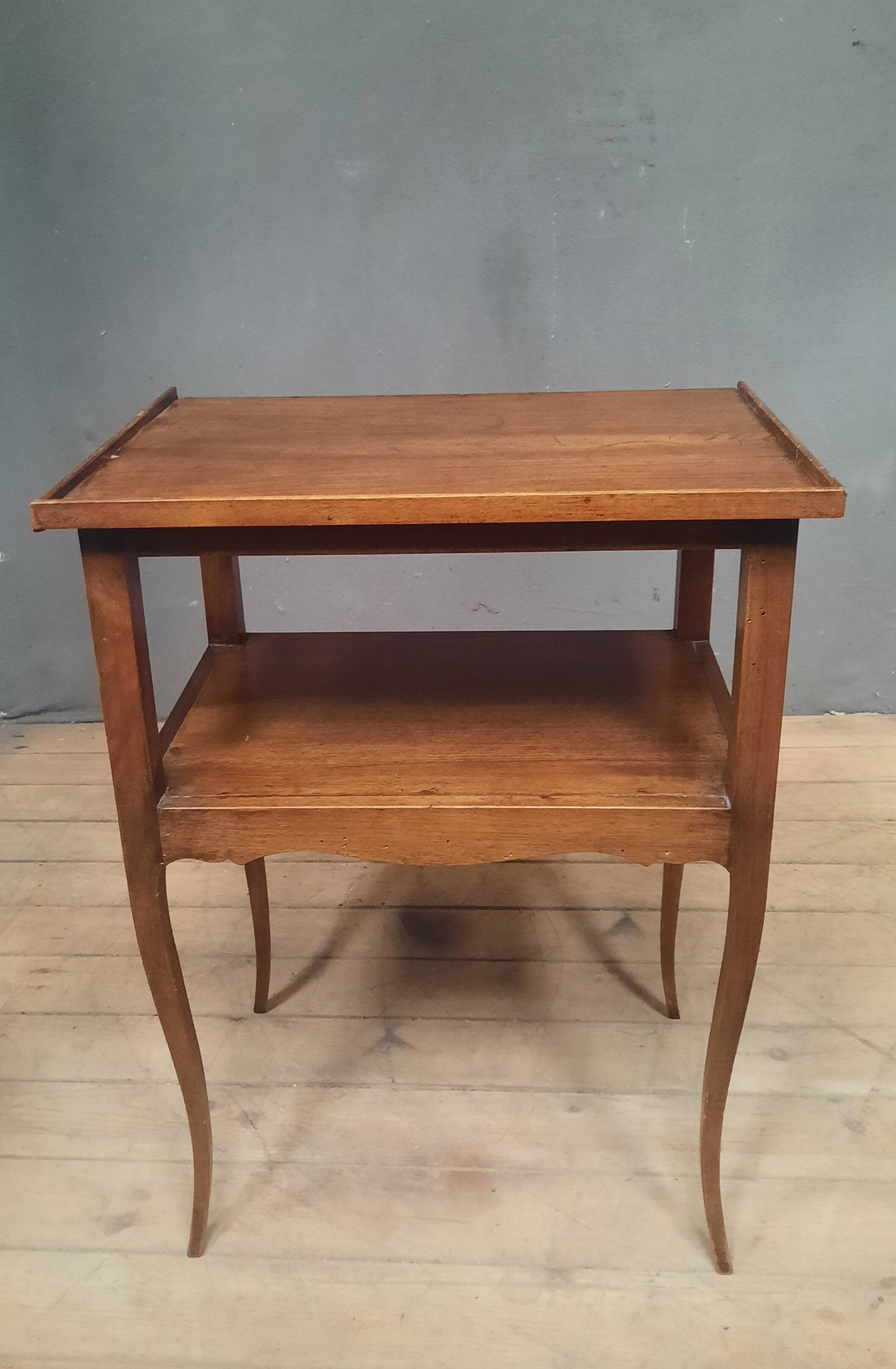 Louis XV style solid wood bedside table