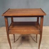 Louis XV style solid wood bedside table