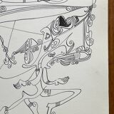 Vintage drawing