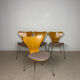 4 chairs Series 7 – Arne Jacobsen for Fritz Hansen