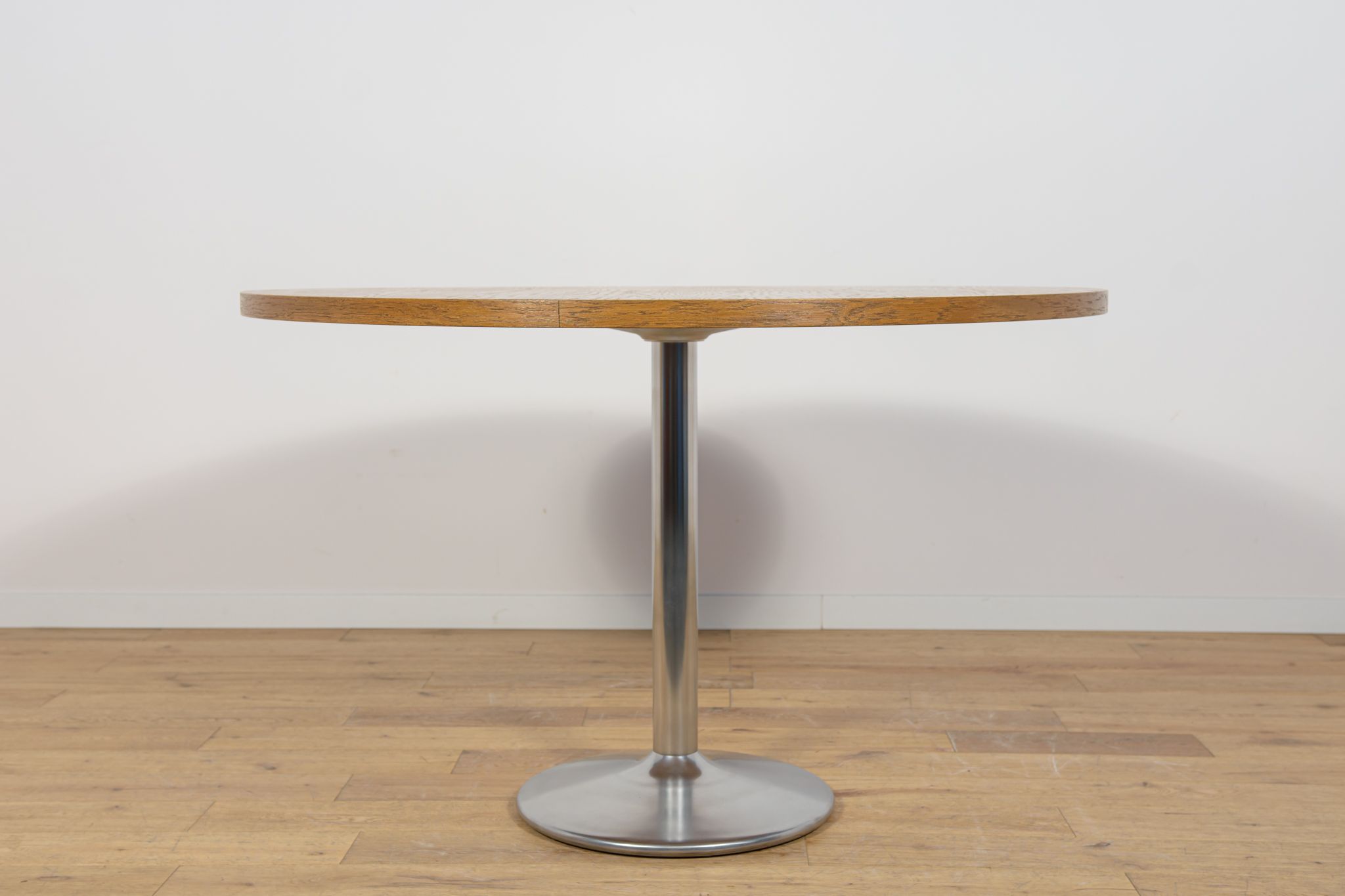 Mid-Century Oak Modern Round Dining Table, Denmark, 1970s