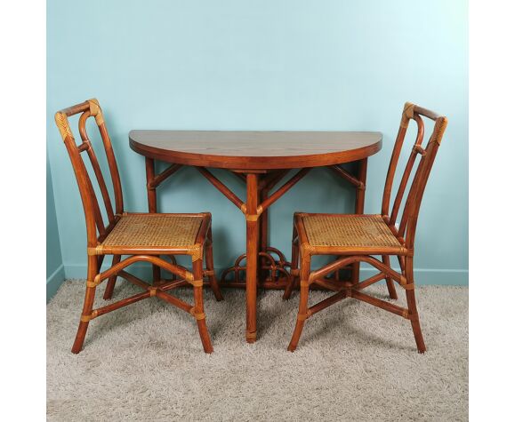 Maugrion Console Table And 2 Chairs Selency Maugrion Console Table And 2 Chairs, Console Table Behind 2 Chairs