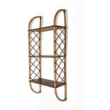 Rattan wall shelf 1960