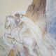 Luc Barbier (1903-1989) aquarelle - 62,5 x 48 cm